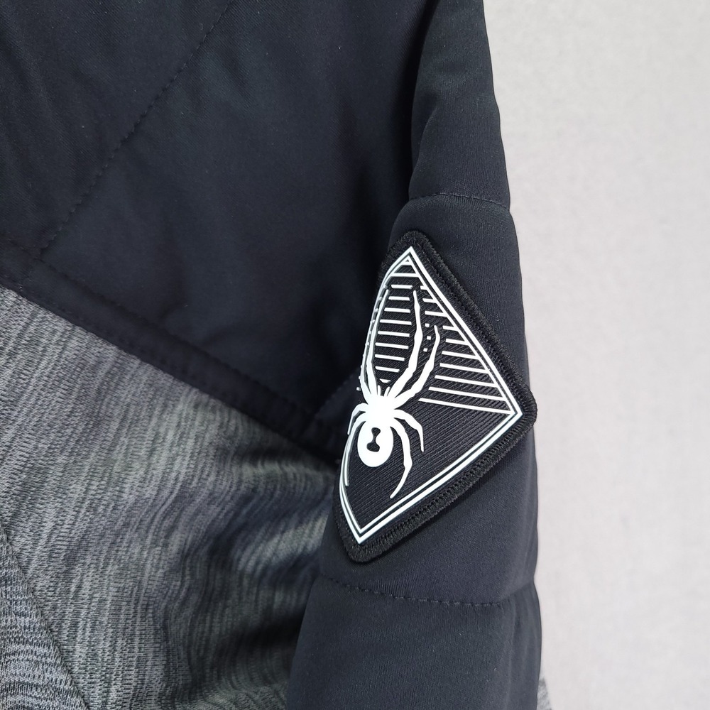 Spyder Transit GTX Infinium Hybrid Jacket Mens XL Grey Black Primaloft Goretex - Picture 4 of 14